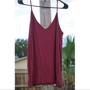 Old Navy Maroon Spaghetti Strap Top